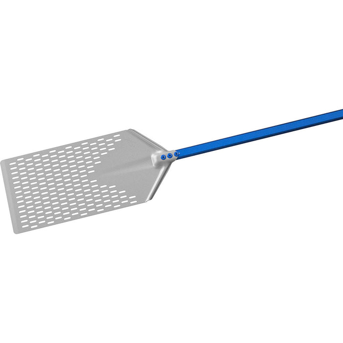 Romana Aluminum Perforated Pizza Peel - Azzurra Line